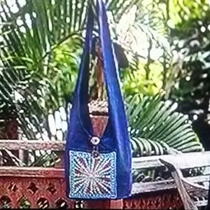 Cotton Sunburst Handbag